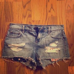 Old Navy America Jean Shorts. Size 2 Cutoffs